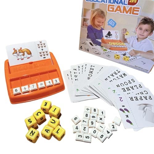 Cushangty Passende Buchstabenspiele für Kinder, Passende Buchstabenspiele, Arithmetik-Lernspielzeug für Kleinkinder, Frühes Lernspielzeug, pädagogisches Phonics-Matching-Buchstabenspielzeug für von Cushangty