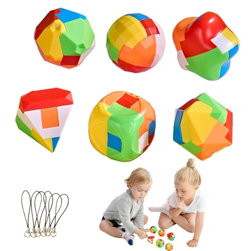 Cushangty Puzzle-Rätsel, Denksport-Puzzle | Logisches Denktraining-Puzzlespielzeug - Denksport-Puzzlespiel, pädagogisches 3D-Freischalt-Interlock-Puzzle-Spielzeug für Kinder von Cushangty