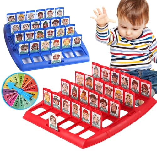 Cushangty Ratespiel, Ratespielkarten | Raten Tier Brettspiel,Brettspiel für drinnen und draußen, Kinderspiele mit großen Brettern, Karten und Spinner für Kinder ab 3 Jahren von Cushangty