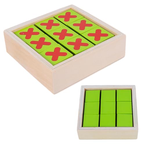 Cushangty Würfelpuzzle für Kinder, Holzblockpuzzle | STEM Toys Block-Puzzle-Spielzeug,Puzzle-Blöcke, Feinmotorik-Spielzeug, Denksport-Puzzlespiel, interaktives Spielzeug, Lernaktivitäten im von Cushangty