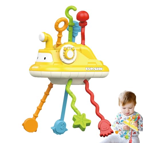 Cushangty Ziehspielzeug für Babys, Ziehspielzeug für Babys - Lustiges Baby-Sensorspielzeug, Kinderwagen-Spielzeug | Kompaktes Kinderwagen-Spielzeug für Babys, Autositz, Spielzeug für Kinder ab 18 von Cushangty