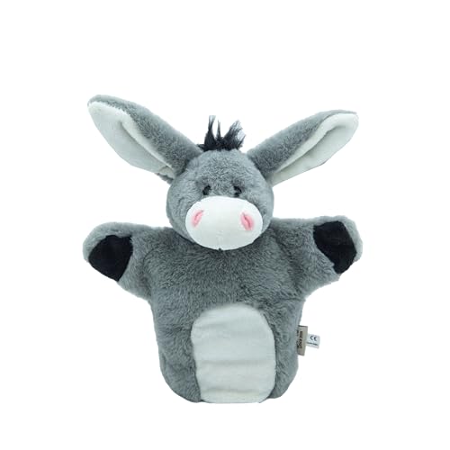 Cute Since 1999 Handpuppe für Kinder ab 0 Monate - Handpuppe für Junge & Mädchen - Sachen & Geschenk für Neugeborene - Puppentheater Kinder - 20 x 15 cm (Esel) von Cute Since 1999