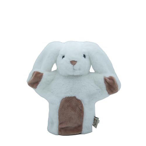 Cute Since 1999 Handpuppe für Kinder ab 0 Monate - Handpuppe für Junge & Mädchen - Sachen & Geschenk für Neugeborene - Puppentheater Kinder - 20 x 15 cm (Hase) von Cute Since 1999