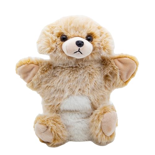 Cute Since 1999 Handpuppe für Kinder ab 0 Monate - Handpuppe für Junge & Mädchen - Sachen & Geschenk für Neugeborene - Puppentheater Kinder - 20 x 15 cm (Hund) von Cute Since 1999