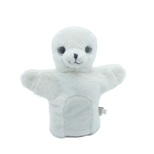 Cute Since 1999 Handpuppe für Kinder ab 0 Monate - Handpuppe für Junge & Mädchen - Sachen & Geschenk für Neugeborene - Puppentheater Kinder - 20 x 15 cm (Seelöwen) von Cute Since 1999