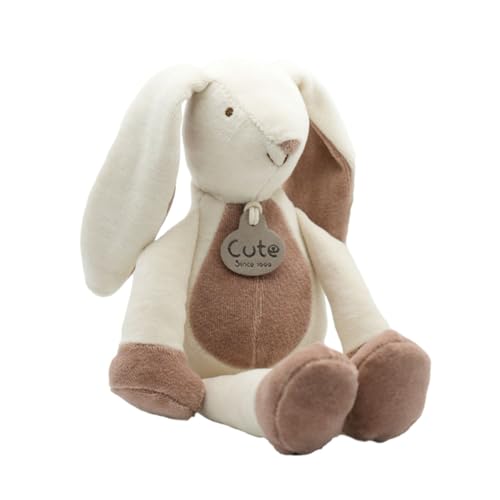 Cute Since 1999 Hase Kuscheltier Baby ab 0 Monate - Biologische Hase Spielzeug für Junge & Mädchen - Sachen & Geschenk für Neugeborene - Langbeiniger Hase Plüschtier Kinder - 26 x 10 cm von Cute Since 1999