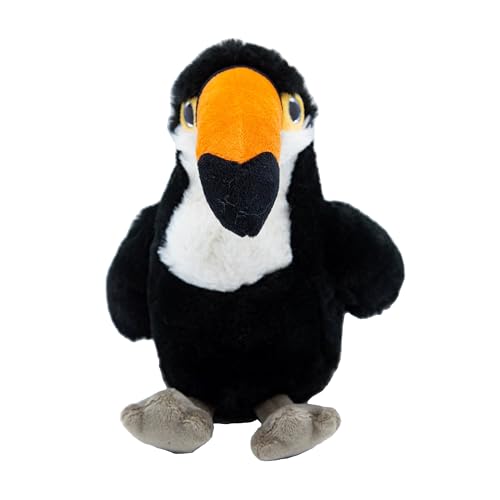 Cute Since 1999 Kuscheltier Baby ab 0 Monate - Kuschel für Junge & Mädchen - Sachen & Geschenk für Neugeborene - Plüschtiere Kinder - Vogel Stofftiere (Tukan) von Cute Since 1999