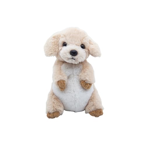 Cute Since 1999 Kuscheltier Baby ab 0 Monate - Kuscheltiere für Junge & Mädchen - Sachen & Geschenk für Neugeborene - Plüschtiere Kinder - Sitzendes Stofftiere (Hund) von Cute Since 1999