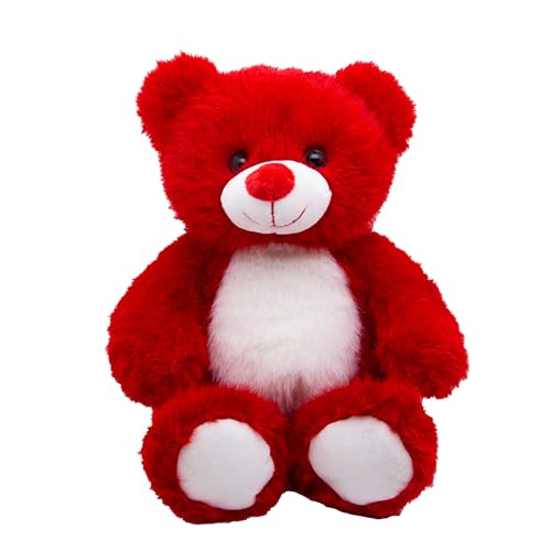 Cute Since 1999 Kuscheltier Baby ab 0 Monate - Stofftiere für Junge & Mädchen - Sachen & Geschenk für Neugeborene - Plüschtiere Kinder (Roter Bär) von Cute Since 1999