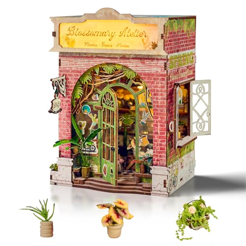 Cuteefun DIY Book Nook Kit, Miniatur Haus Selber Bauen mit LED Touch Licht, Puppenhaus Häuser, Einzigartige Nook Art zur Bücherwelt-Verschönerung Cuteefun DIY Book Nook Kit, Miniatur Haus Selber Bauen mit LED Touch Licht, Puppenhaus Häuser, Einzigartige Nook Art zur Bücherwelt-Verschönerung von Cuteefun