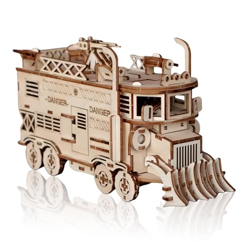 Cuteefun Holz 3D Puzzle für Erwachsene, Holz Mechanische Konstruktion Set, Fantasie und Handwerkliches Geschick Trainieren, Eigene Battle Trucks Bauen, Ideal für Geburtstag, Weihnachten und Vatertag Cuteefun Holz 3D Puzzle für Erwachsene, Holz Mechanische Konstruktion Set, Fantasie und Handwerkliches Geschick Trainieren, Eigene Battle Trucks Bauen, Ideal für Geburtstag, Weihnachten und Vatertag von Cuteefun