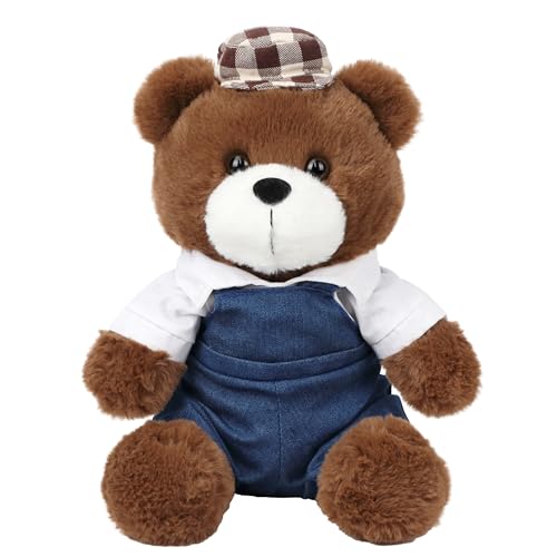 Cuteoy Braunbär Plüschtier Stofftier Weich Bequem Plushies für Mädchen Jungen Geburtstag von Cuteoy