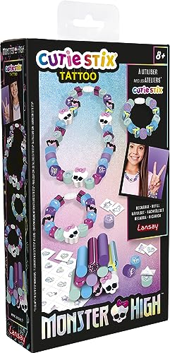 Cutie Stix Recharge Tattoo - Monster High - Création de bijoux Enfants - Dès 8 ans - Lansay von Cutie Stix