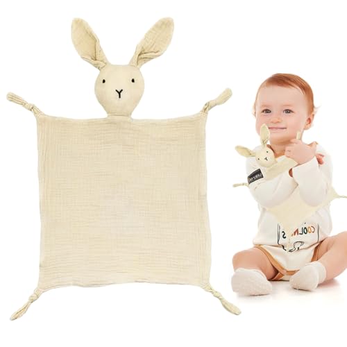 Cutiolly Schnuffeltuch Baby,Schmusetuch,Kuscheltuch für Neugeborene,Schnuffeltuch Baby Mädchen,Baby Kuscheltier Schmusetuch,Neugeborenen Baby Kuscheltuch,Baby Geschenk zur Geburt von Cutiolly