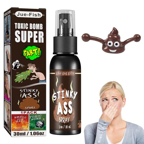 Cutiolly Stinkender Furz-Spray,Flüssiger Furz,Furzspray,Furzspray Prank Extrem,Furzspray Prank,Furz Streich Spray,Tricky Liquid Fart,Stinky Spray,Schrecklicher Geruch Spray Langanhaltender Geruch von Cutiolly