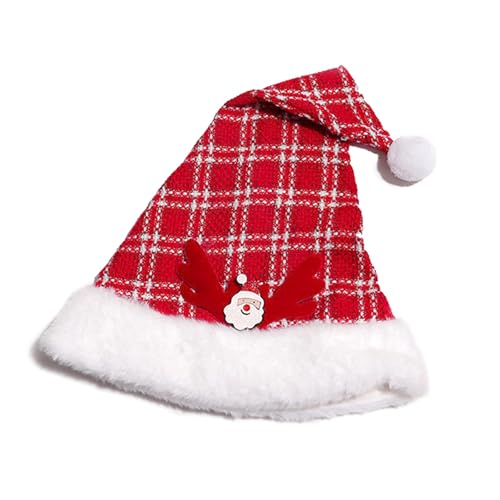 CutitiUU Weihnachtshut Rote Weihnachtshüte oder Santa Kostüm Neuheit Weihnachtsfeierhüte für Erwachsene Kinder, Weihnachtsfeiertage Party Supplies Party Santa Hut Bulk von CutitiUU