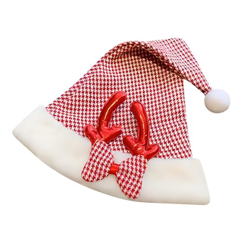 CutitiUU Weihnachtshut Rote Weihnachtshüte oder Santa Kostüm Neuheit Weihnachtsfeierhüte für Erwachsene Kinder, Weihnachtsfeiertage Party Supplies Party Santa Hut Bulk von CutitiUU