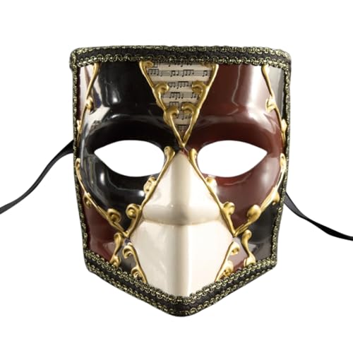 Cvanxluy b ware, Maskenball Masken, Halloween Ballmaske Maske Venedig Cosplay Verkleidung Maskerade-Maske für Maskenball Venezianischen Kostüm Masken Ball Prom Augenmaske von Cvanxluy