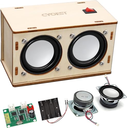 Stem Project BT Speaker Mint-Projekte, DIY-Bluetooth-Lautsprecher, Elektronik-Set für wissenschaftliche Experimente, DIY-Starterset für Anfänger, Mint-Geschenke (Doppellautsprecher) von CyConncet