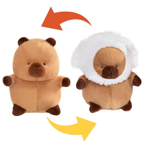 Cyatfcn Capybara Plüschtier, Capybara Stofftierpuppe | Capybara Design Gefüllter Plüsch | Bequeme Capybara-Plüschtiere, Stofftierpuppen für Kinder, von Cyatfcn