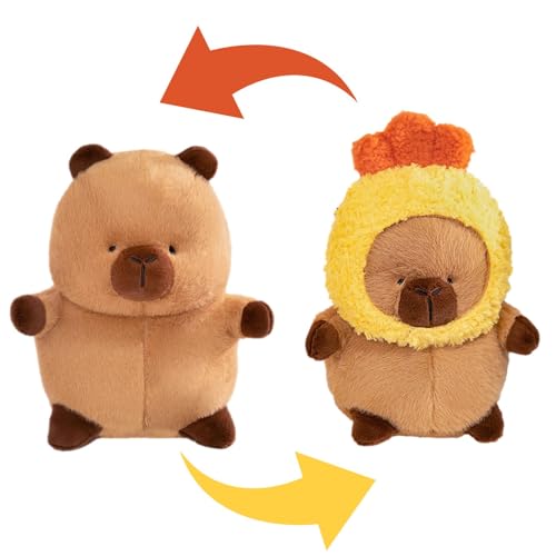 Cyatfcn Capybara Stofftierpuppe,Gefülltes Capybara Spielzeug,Capybara Design Gefüllter Plüsch - Bequeme Capybara-Plüschtiere, Stofftierpuppen für Kinder, von Cyatfcn