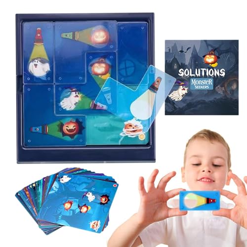 Cyatfcn Denkspiele für Kinder, Puzzlebrett | Stem Puzzle-Strategiespielset | 60 Herausforderungen, logische Denkspiele, interaktives Lernspielzeug für Geburtstag, Weihnachten, Ostern von Cyatfcn