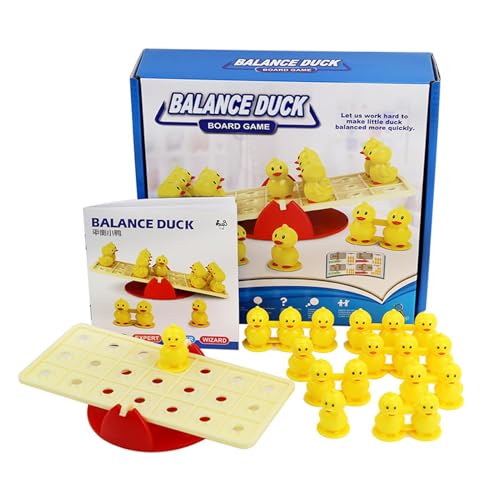 Cyatfcn Enten-Balance-Spiel, Enten-Brettspiel - Kinder-Desktop-Enten-Balancierspiel,Einfach zu spielendes, neuartiges, reisefreundliches Spielzeug für Kinder und Erwachsene zum Geburtstag, von Cyatfcn