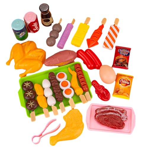 Cyatfcn Kindergrill - Grill-Spielset | Küchen-Kochspielzeug-Set für Rollen- und Rollenspiele, lustiges, lehrreiches Geschenk für, Mädchen, Kinder von Cyatfcn