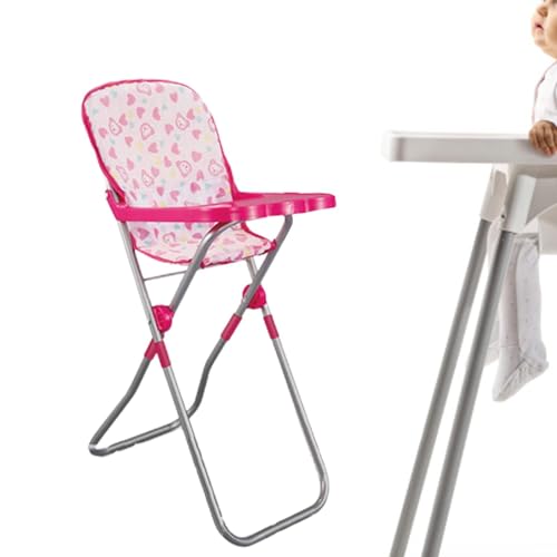 Cyatfcn Puppenwagen - Leichtes rosa Kinderwagenspielzeug - Kinderwagen-Spielset für Puppen, leichtes Simulations-Kinderzimmer, rosa Kinderwagen-Spielzeug, Mädchen von Cyatfcn