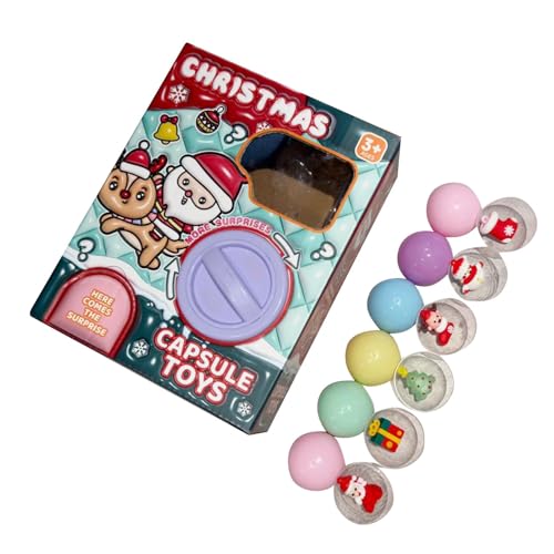 Cyatfcn Wiederverwendbares Gashapon-Gerät, Kinderspielzeug für Verkaufsautomaten - Weihnachtsverkaufsgerät,Kinder-Arcade-Spielautomaten-Spender für Mädchen, , Kinder, Kinder von Cyatfcn