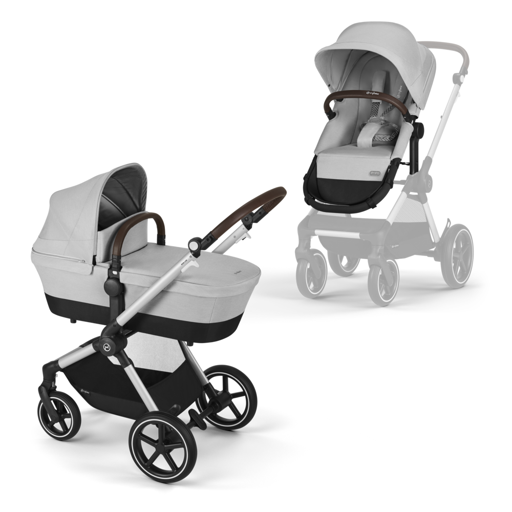 Cybex Eos Lux Stroller - Silver Frame von Cybex