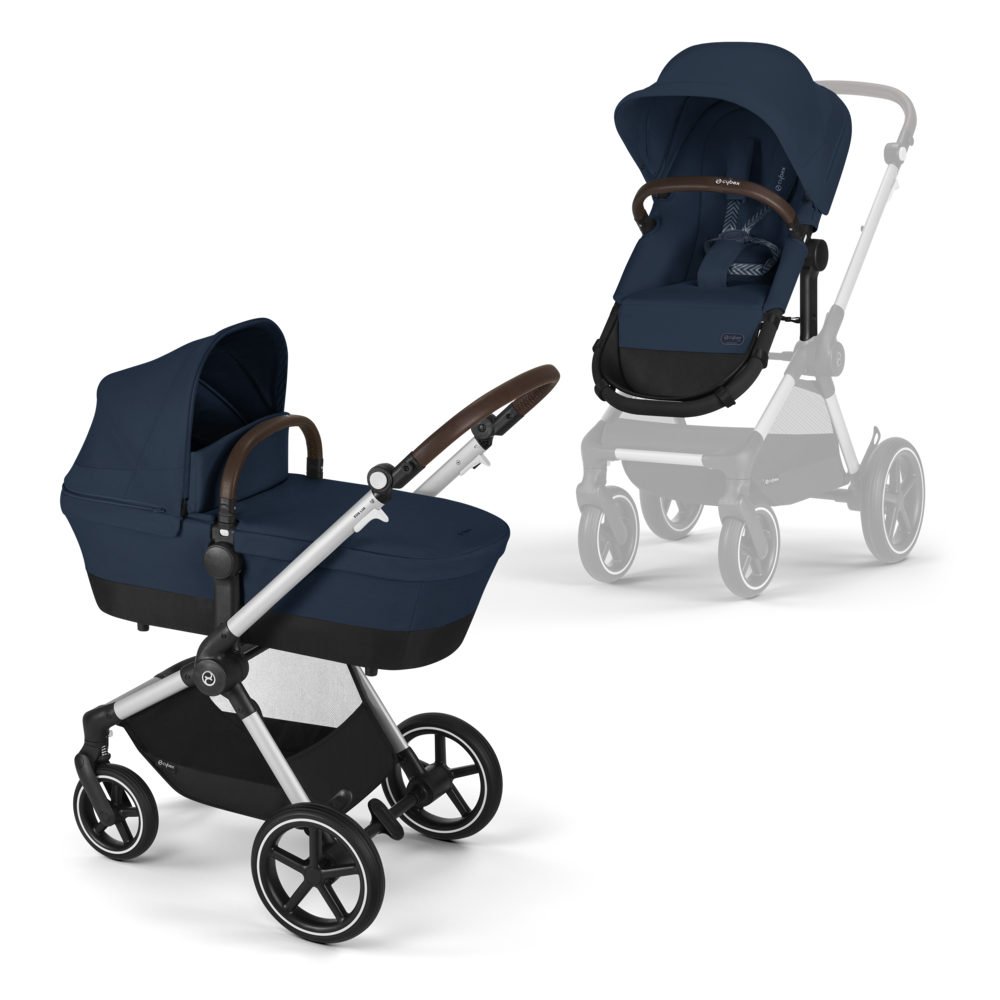 Cybex Eos Lux Stroller - Silver Frame von Cybex