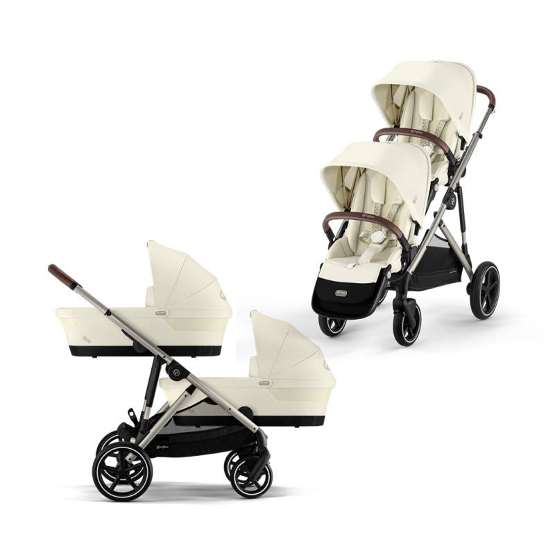 Cybex Gazelle S Twin Stroller - Taupe Frame von Cybex