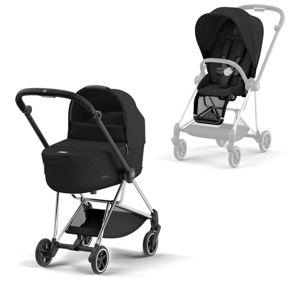 Cybex Mios 4 Stroller Complete - Chrome Black Frame von Cybex