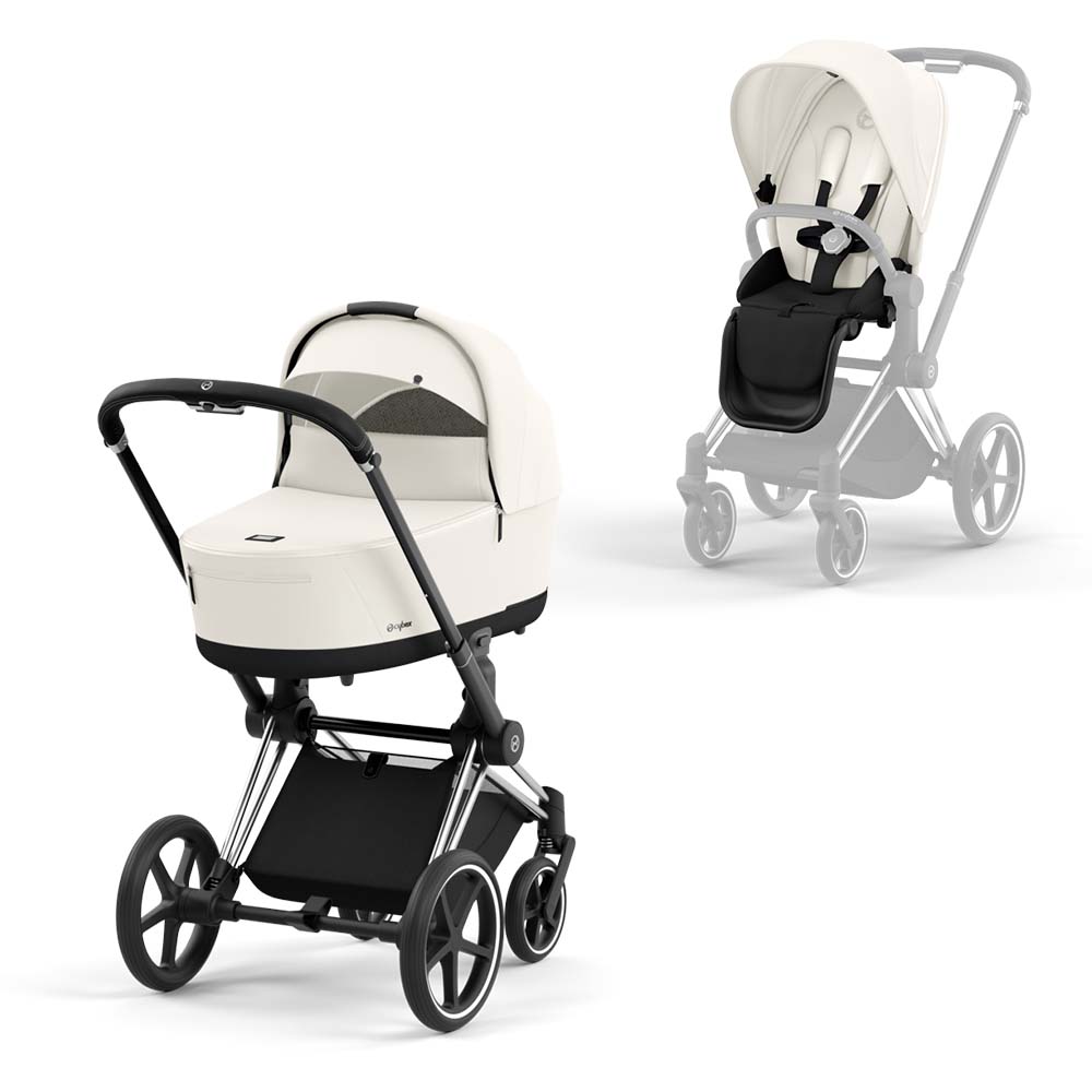 Cybex Priam 4 Stroller Complete - Chrome Black Frame von Cybex