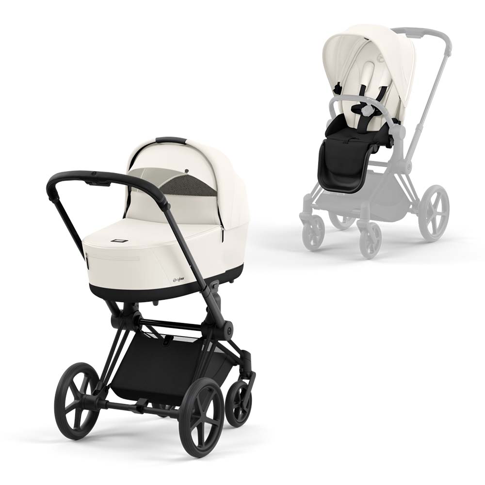 Cybex Priam 4 Stroller Complete - Matt Black Frame von Cybex