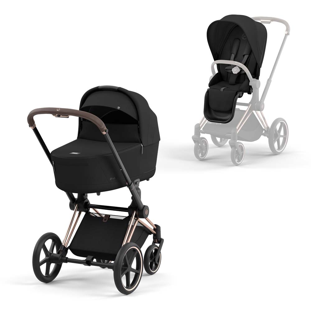 Cybex Priam 4 Stroller Complete - Rosegold Frame von Cybex