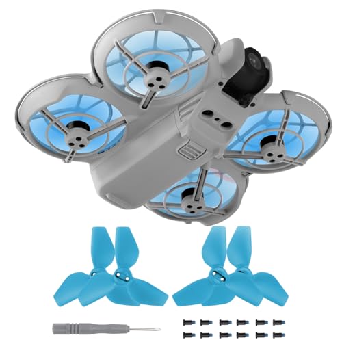 Cymwer 4 Stück 2016S Drohnenpropeller für DJI Neo, Ersatzpropeller, geräuscharme Requisiten, Ersatzflügel für DJI Neo Handflugkamera von Cymwer