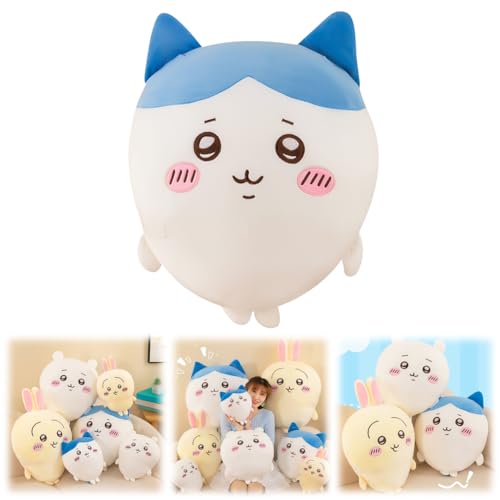 Cymwer Chiikawa-Plüsch, Plüsch, beruhigendes Spielzeug, Chiikawa-Plüschtiere, Cosplay-Figur, weiche gefüllte Wurfpuppe, niedliche Cartoon-Kissen, Geschenke für Mädchen und Jungen von Cymwer