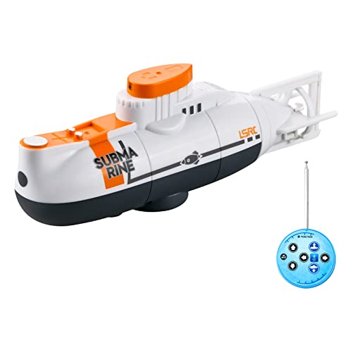 Cymwer Ferngesteuertes Boot RC-Boot for Kinder, 6 Kanäle RC Mini U-Boot Fernbedienung Bootssteuerung U-Boot Unterwasser Drohnenboot mit 360 ° Rotation, Spielzeug for Kinder Erwachsene Geschenk von Cymwer