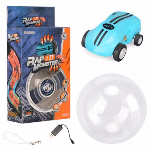 Cymwer Flashspin Mini Racer, Rapid Rc Stunt Car, Mini Racer mit Licht Rapid Stunt Car 360-Grad-Drehung Pocket Micro Racing Cars Geschenke for Kinder Jungen Mädchen von Cymwer