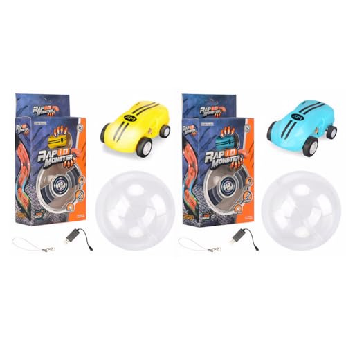 Cymwer Flashspin Mini Racer, Rapid Rc Stunt Car, Mini Racer mit Licht Rapid Stunt Car 360-Grad-Drehung Pocket Micro Racing Cars Geschenke for Kinder Jungen Mädchen von Cymwer