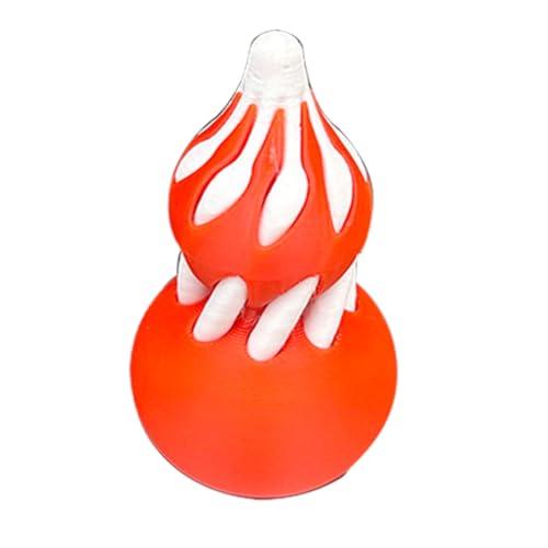 Cymwer Kürbis Spirale Kegel Fidget Spielzeug, 3D gedruckt Spirale Kürbis Spielzeug, Kürbis Impossible Cone, Executive Desk Toy Angst Stress Relief Spielzeug Erwachsene Kinder von Cymwer