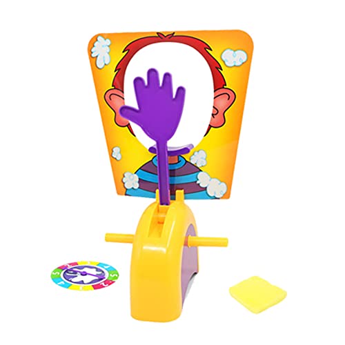 Pie Face Game, 1 Set Creme Pie Spiele Anti Stress Party Lustiges Brettspiel, Spieler Eltern-Kind Interaktives Spiel Spielzeug, Lustige Streiche Relief Stressspiele Spielzeug for Kinder Erwachsene von Cymwer