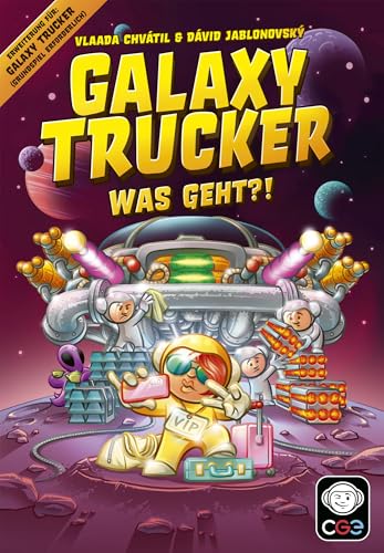 Czech Games Edition Galaxy Trucker: was geht?! - Brettspiel-Erweiterung mit neuen Modulen - Fortsetzung des aberwitzigen Legespiels - Deutsch - 2-4 Spieler - Ab 8 Jahren Czech Games Edition Galaxy Trucker: was geht?! - Brettspiel-Erweiterung mit neuen Modulen - Fortsetzung des aberwitzigen Legespiels - Deutsch - 2-4 Spieler - Ab 8 Jahren von Czech Games Edition