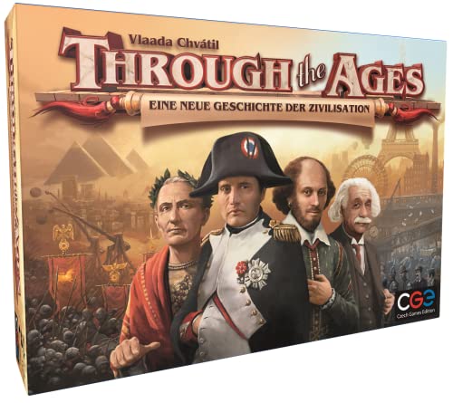 Through The Ages: Eine neue Geschichte der Zivilisation - Czech Games Edition - Deutsch - Strategiespiel - Für 2-4 Personen - ab 14 Jahren von Heidelberger Spieleverlag