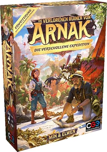 Czech Games Edition CGE Verlorenen Ruinen von Arnak: Die verschollene Expedition - Brettspiel-Erweiterung mit neuem Spielmaterial - Kennerspiel mit besonderer Spielmechanik - Deutsch - 1-4 Spieler Czech Games Edition CGE Verlorenen Ruinen von Arnak: Die verschollene Expedition - Brettspiel-Erweiterung mit neuem Spielmaterial - Kennerspiel mit besonderer Spielmechanik - Deutsch - 1-4 Spieler von Czech Games Edition