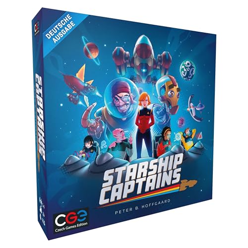 Czech Games Edition Starship Captains - Innovatives Brettspiel im Weltraum - Deutsch - 1-4 Spieler - Ab 12 Jahren Czech Games Edition Starship Captains - Innovatives Brettspiel im Weltraum - Deutsch - 1-4 Spieler - Ab 12 Jahren von Czech Games Edition
