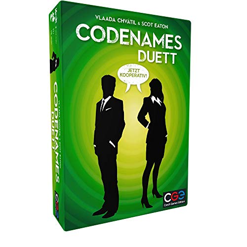 Czech Games Edition CGED0036 Codenames Duett, Familienspiel, deutsch, mehrfarbig, bunt von Czech Games