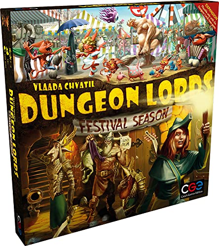 Dungeon Lords: Festival Season - CGE - English - 13+ Age - 2-4 Player von Czech Games